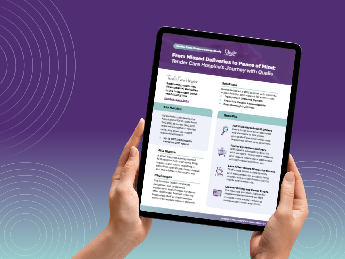 Qualis - PCO - Tender Care Case Study